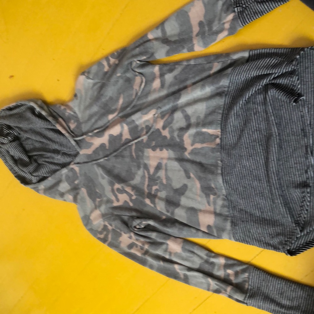 Camo sweater